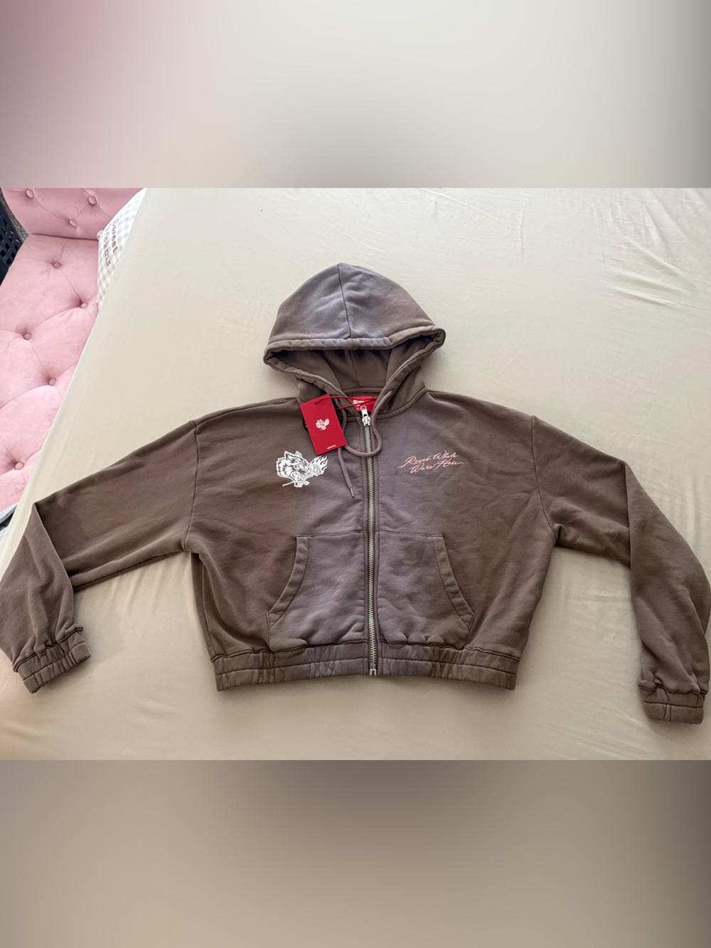 Darc Sport cropped zip hoodie